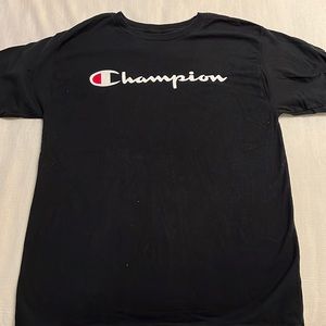 Black Champion Tee Shirt